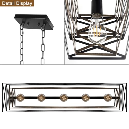 33.5''Farmhouse Dining Room Light Fixture