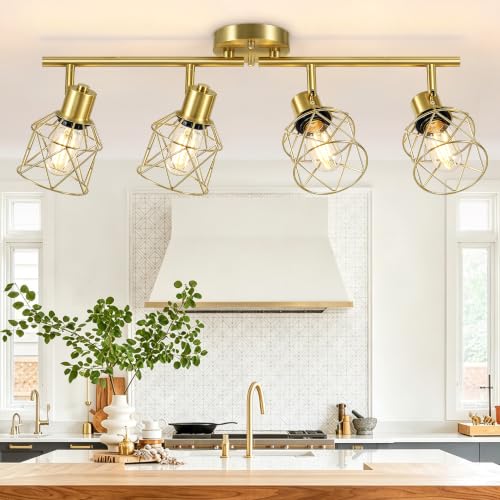 4 Lights Kitchen Light Fixtures Ceiling Mount