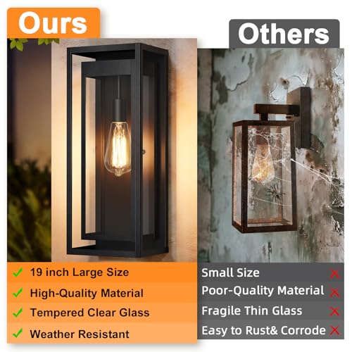 19 Inch Outdoor Wall Light Fixtures
