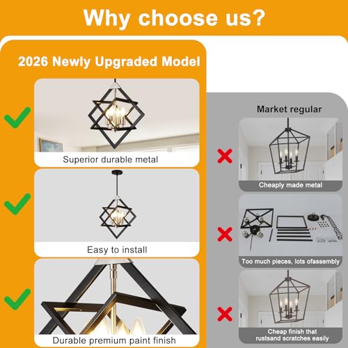 18" Modern Chandelier for Dining Room