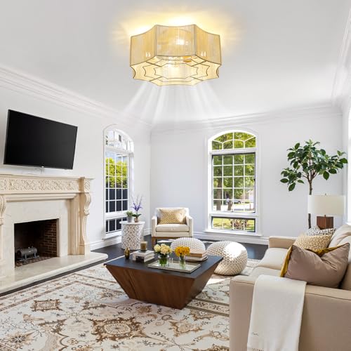 Boho Ceiling Fans with Lights (Cotton)