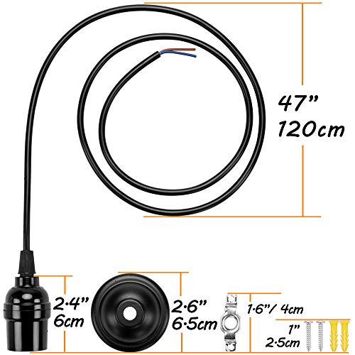 12 Packs Pendant Light Kit Cord (12 Count)