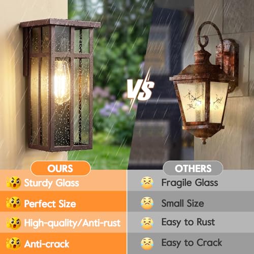 Outdoor Wall Light Fixtures (2 Count)