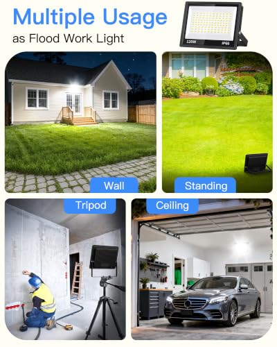 14400LM LED Flood Light Outdoor Plug in