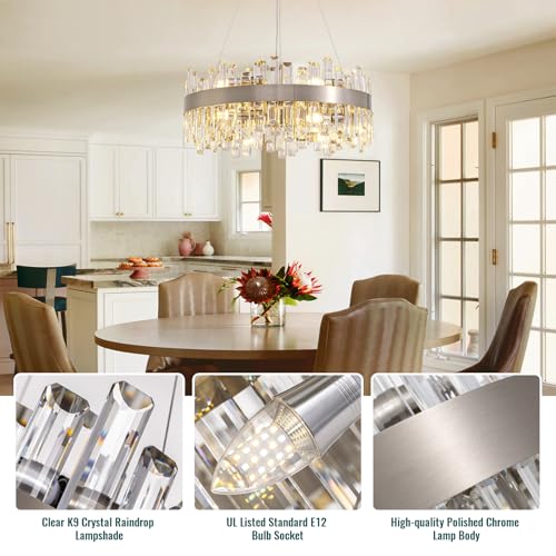 23.6’’ Modern Crystal Chandelier