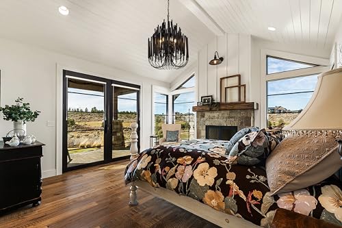 Modern Farmhouse Chandelier for Dining Room 21"