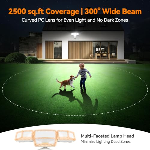 85W 10000LM Motion Sensor Outdoor Lights