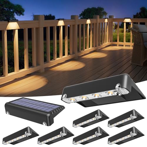 Solar Deck Lights 8 Pack (8 Count)