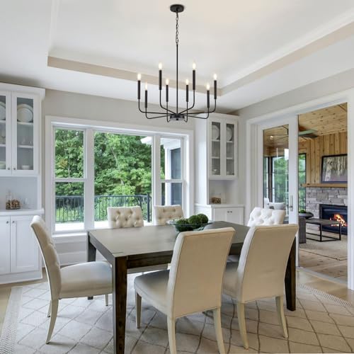Modern Black Chandelier for Dining Room