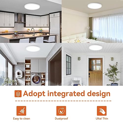 10 Inch LED Flush Mount Ceiling Light Fixture