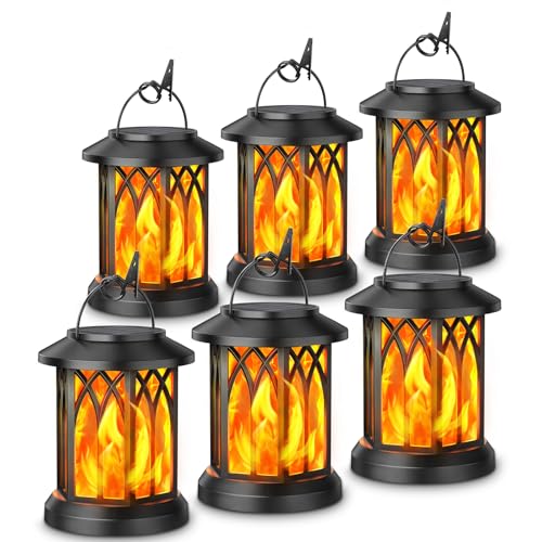 6 Pack Solar Lantern Outdoor Lights (6 Count)