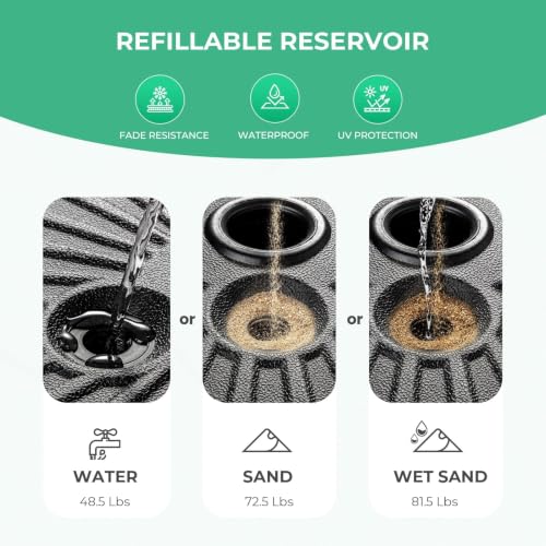 Patio Umbrella Stand Set of 2