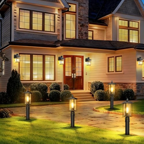 Motion Sensor Outdoor Post Lights