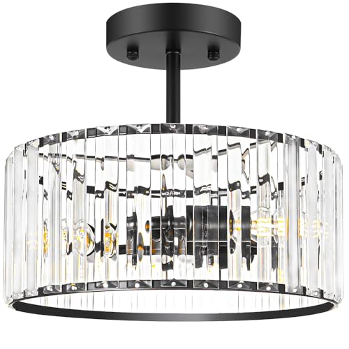 Modern Crystal Ceiling Light
