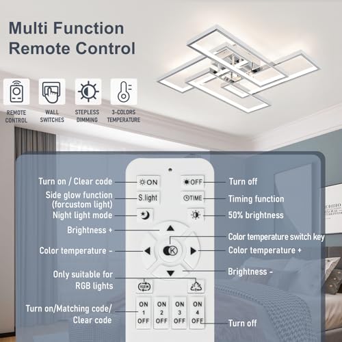 Dimmable Modern LED Ceiling Light