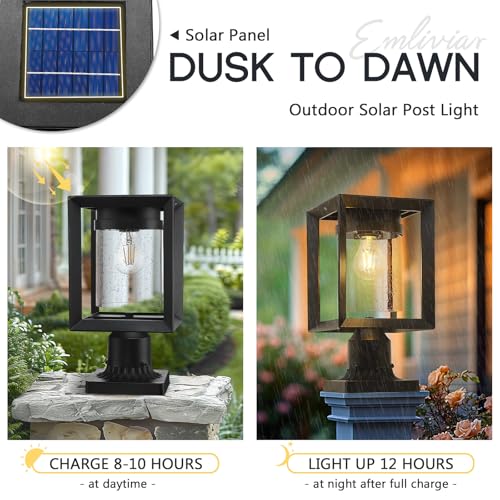 Solar Lamp Post Light Outdoor