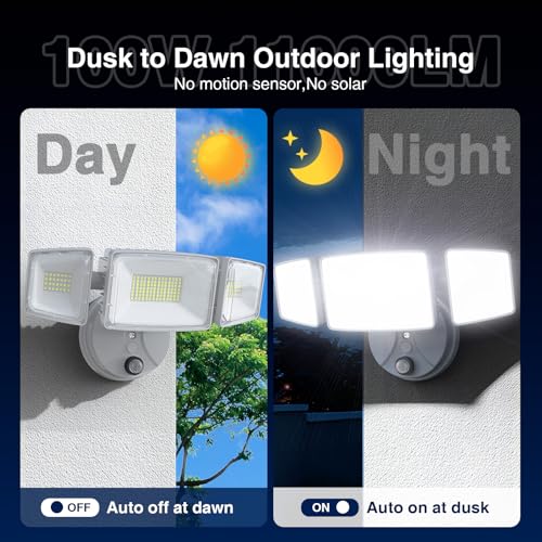 100w Dusk to Dawn Outdoor Lighting