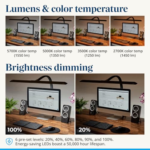 Sliding Flex Clamp Lamp