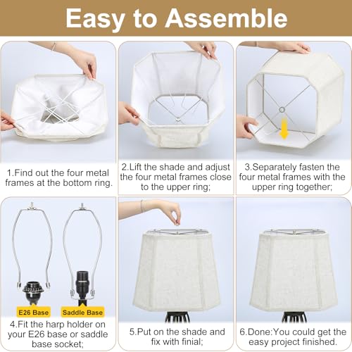 Rectangle Lamp Shades Set of 2 (2 Count)