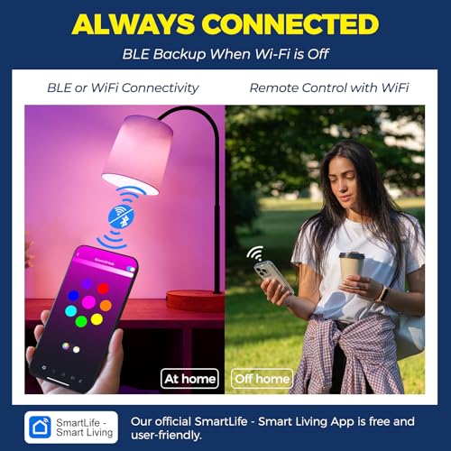 Smart Bulbs Compatible with Alexa (10 Count)