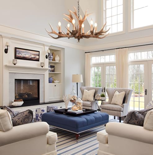 Vintage Antler Chandelier 6