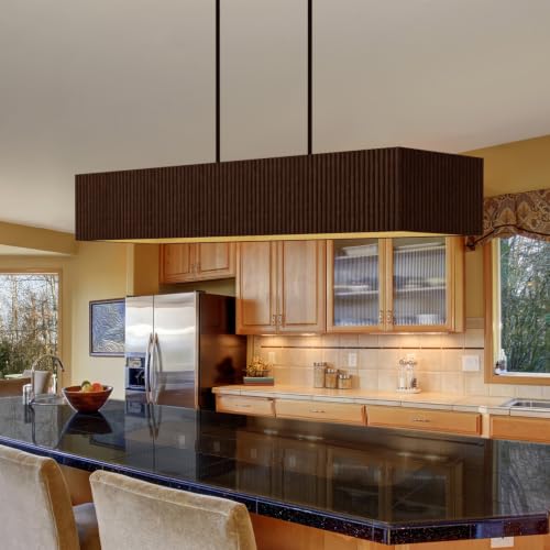 Walnut Wood Chandelier Rustic