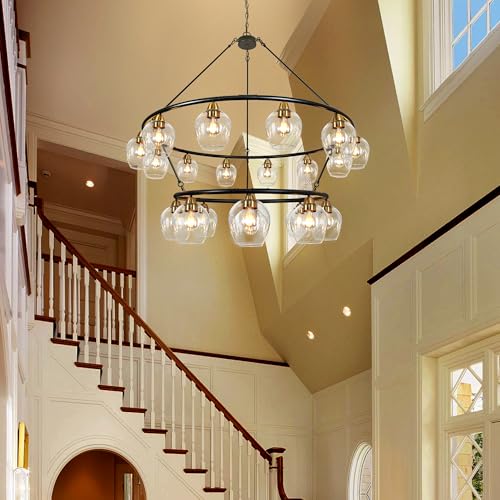Black Wagon Wheel Chandelier