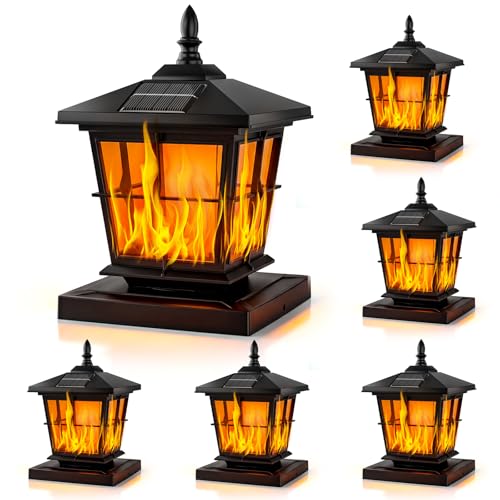Solar Post Cap Light 6pack (6 Count)