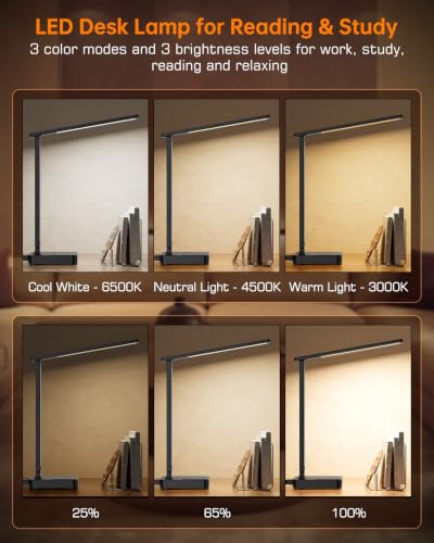 LED Desk Lamp for Dorm Office