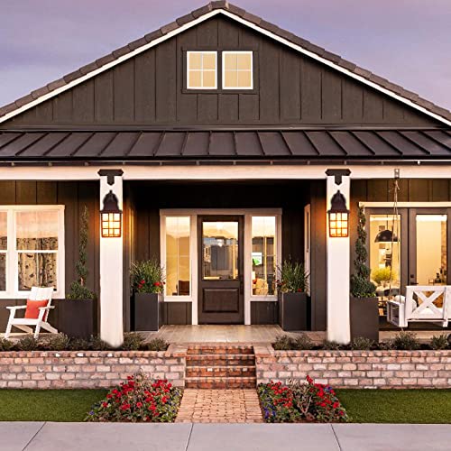 2 Pack Dusk to Dawn Outdoor Lighting Fixture (2 Count)
