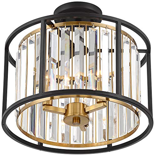 Milne 14" Wide Bronze and Brass Semi