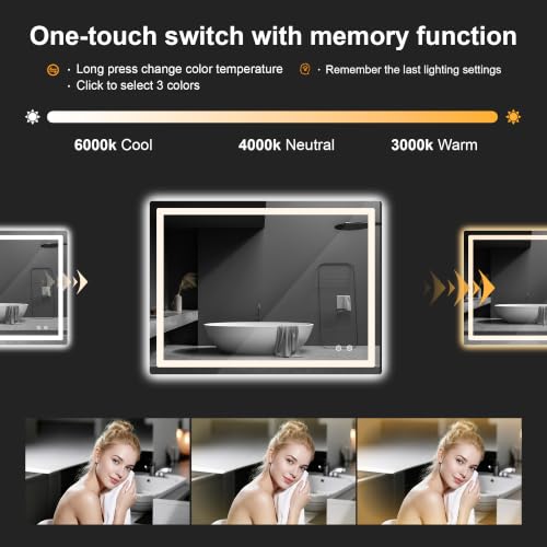 LED Bathroom Mirror with Lights