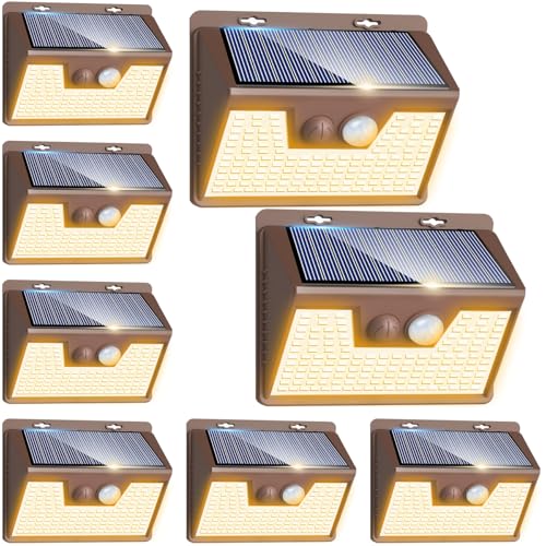Solar Lights Outdoor Motion Sensor Waterproof (8 Count)
