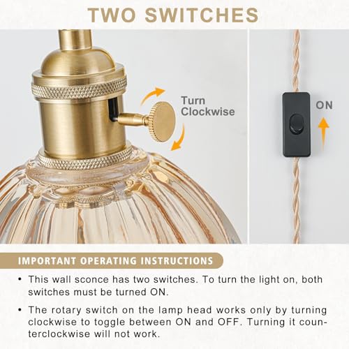 Plug in Wall Sconce