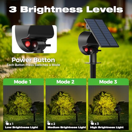 Solar Spot Lights Outdoor Waterproof (10 Count)