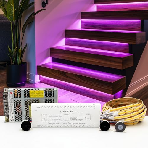 Intelligent Motion Triggered LED Stair Lighting Kit KMG