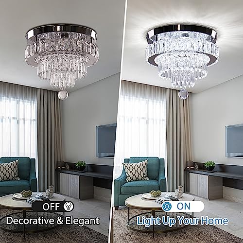 11.8" Crystal Ceiling Light