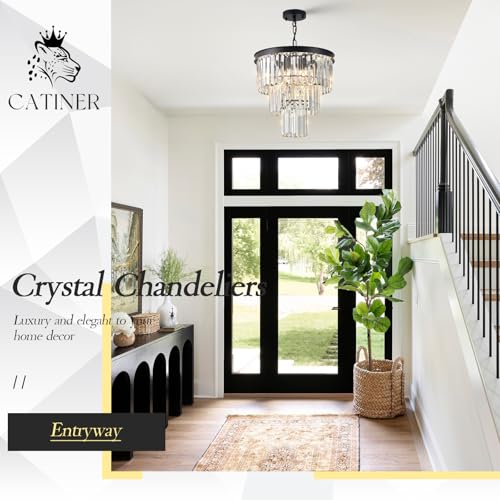 16" Modern Crystal Chandeliers (6 Count)