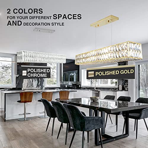 Modern Rectangle Chandelier for Dining Room