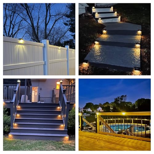 Solar Deck Lights (16 Count)