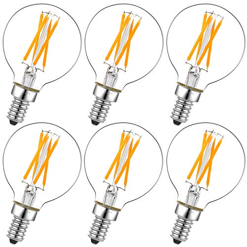 G16.5 E12 Candelabra Bulb 40 watt (6 Count)