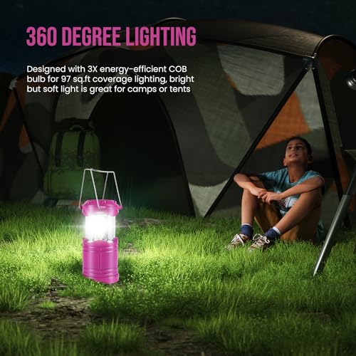 LED Camping Lantern (4 Count)