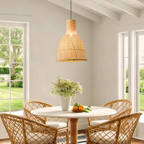 Natural Bamboo Pendant Light