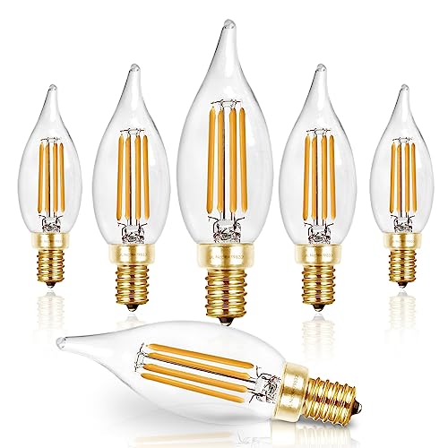 Candelabra Light Bulbs 2700K (6 Count)