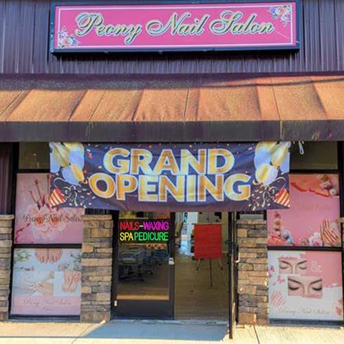 Nails Waxing Salon Sign