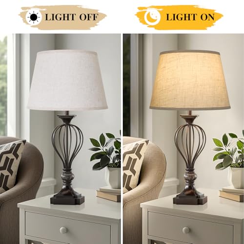 Large Drum Lamp Shades Set of 2 (2 Count)