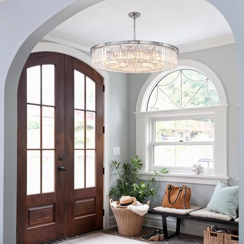 Crystal Chandelier Chrome 18