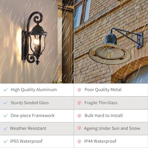 Black Exterior Wall Sconces