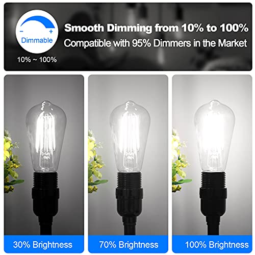 12 Pack E26 LED Edsion Bulbs 60 Watt (12 Count)