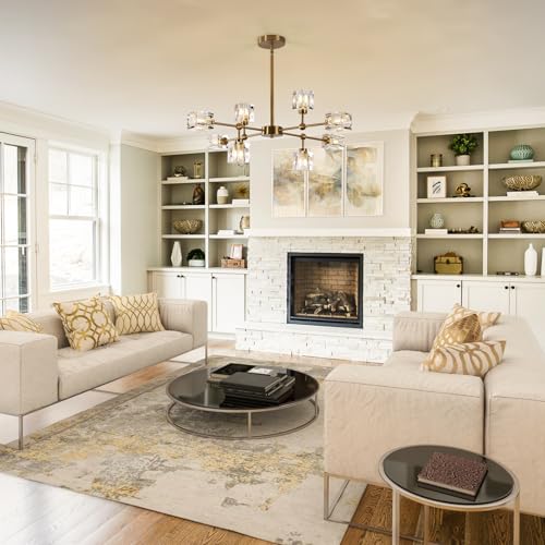 Crystal Sputnik Chandelier with 8